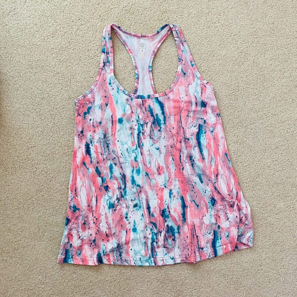 Abstract Design Workout Tank Top